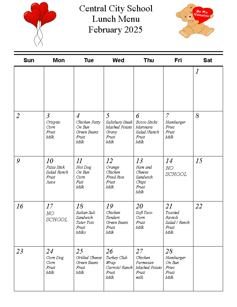 feb lunch